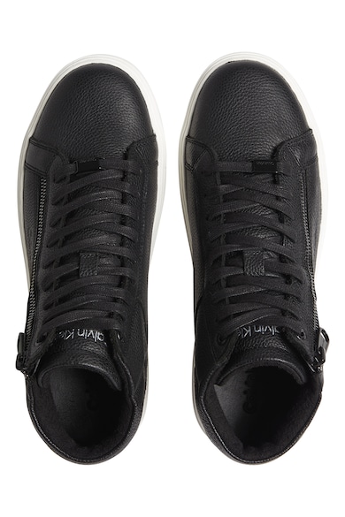 CALVIN KLEIN Középmagas szárú bőrsneaker férfi