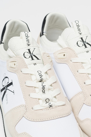 CALVIN KLEIN JEANS Sneaker nyersbőr részletekkel férfi