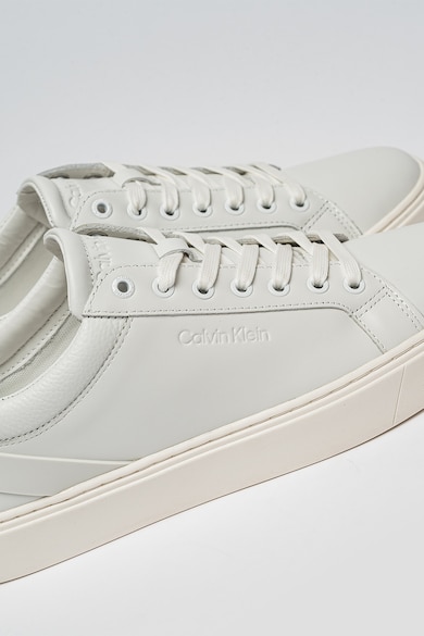 CALVIN KLEIN Archive bőrsneaker férfi