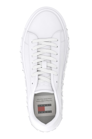 Tommy Hilfiger Bőrsneaker domború logóval női