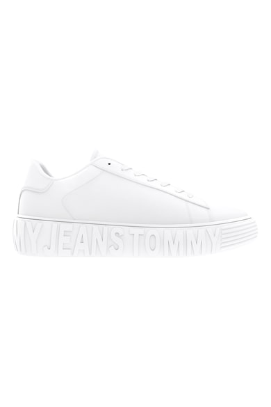 Tommy Hilfiger Кожени спортни обувки с лого Жени