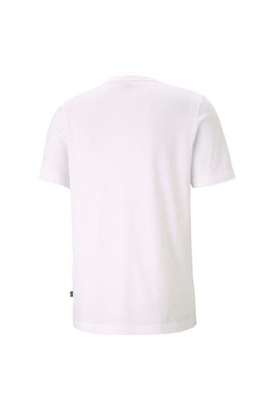 Puma Памучна тениска с лога Essentials Мъже