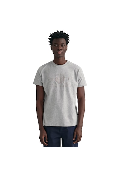Gant Тениска с овално деколте и бродирано лого Мъже