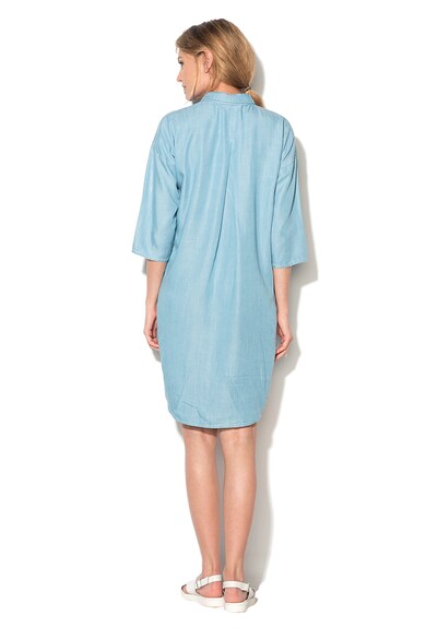 Maiocci Rochie bleu tip camasa din chambray Femei