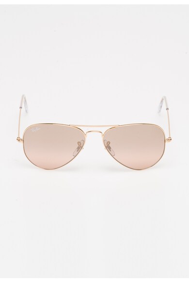 Ray-Ban Ochelari de soare aurii Aviator Femei