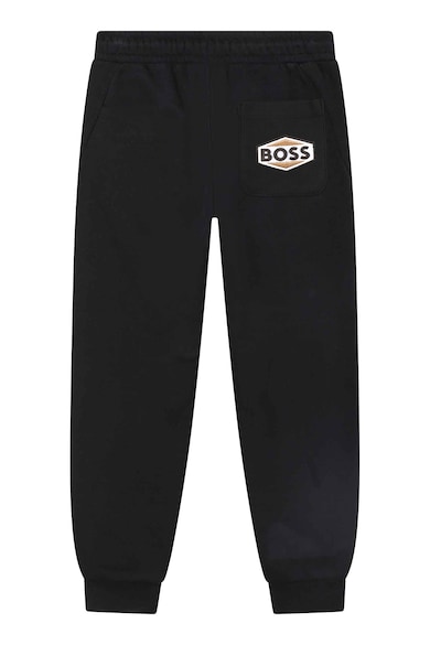 BOSS Kidswear Спортен панталон с връзка и джобове с цип Момчета
