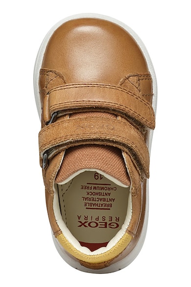 Geox Tépőzáras sneaker bőr és nyersbőr részletekkel Fiú