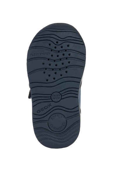 Geox Pantofi sport din piele ecologica cu insertii din material textil Baieti