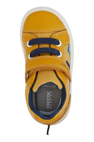 Geox Pantofi sport cu insertii din piele ecologica Baieti