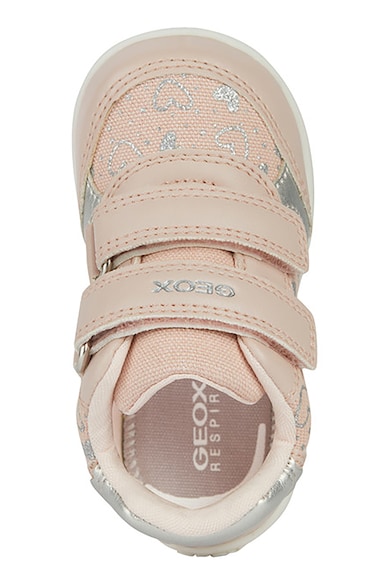 Geox Tépőzáras sneaker szívecskés mintával Lány