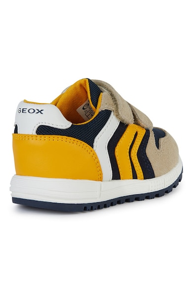 Geox Tépőzáras sneaker nyersbőr részletekkel Fiú