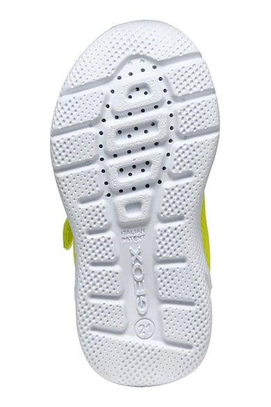 Geox Pantofi sport cu inchidere velcro si insertii din plasa Fete