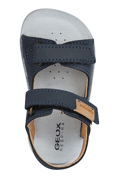 Geox Sandale din piele nabuc cu inchidere velcro Fete