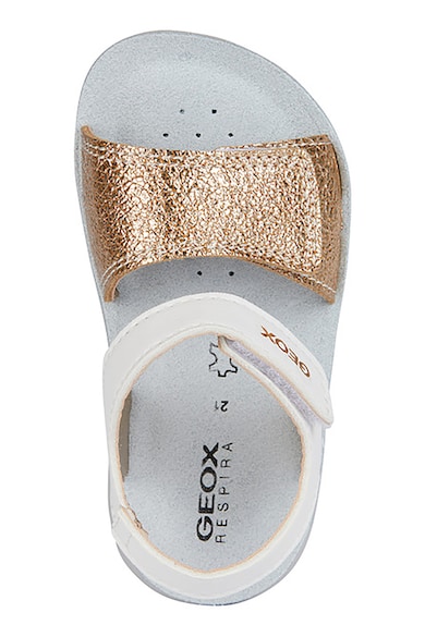 Geox Sandale din piele ecologica cu inchidere velcro Fete