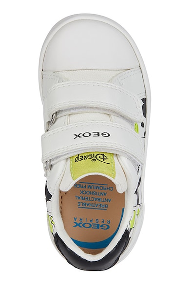 Geox Pantofi sport cu inchidere velcro si imprimeu cu Mickey Mouse Baieti
