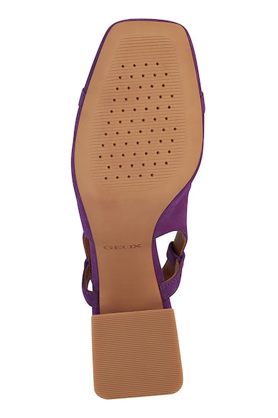Geox Coronilla sarokpántos nyersbőr cipő vastag sarokkal női