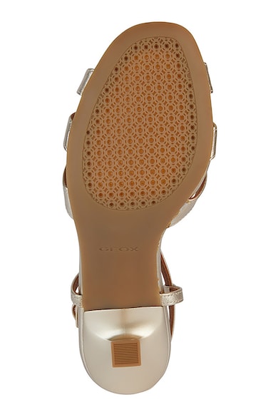 Geox Sandale din piele cu aspect metalizat Femei
