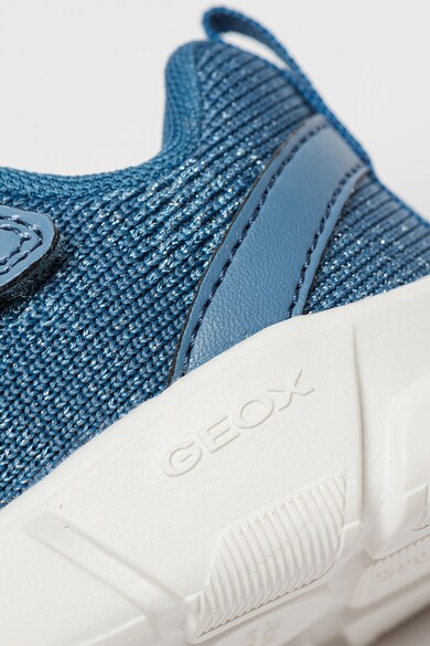 Geox Pantofi sport cu aspect tricotat si detalii stralucitoare Fete