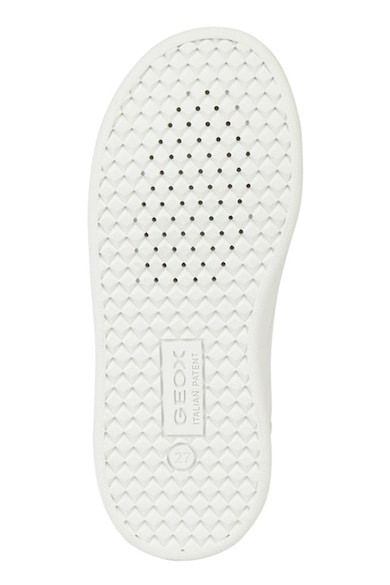 Geox Pantofi sport din piele ecologica cu detalii perforate Fete