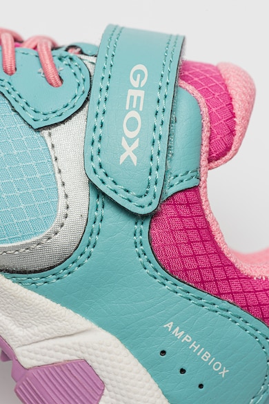 Geox Magnetar tépőzáras sneaker műbőr részletekkel Lány