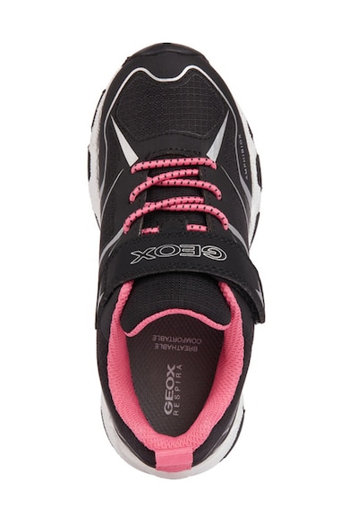 Geox Magnetar tépőzáras sneaker műbőr részletekkel Lány