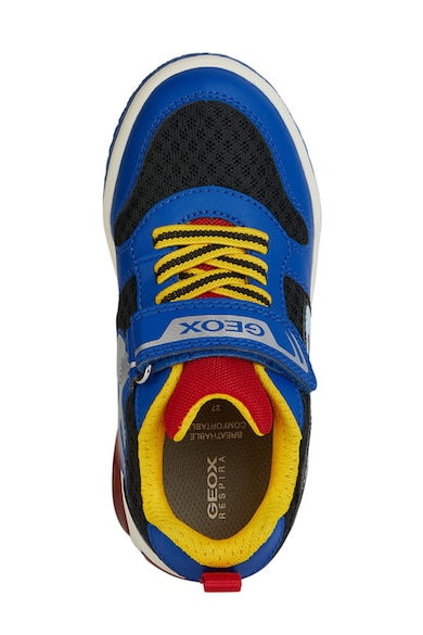 Geox Pantofi sport cu model colorblock si LED-uri Inek Baieti
