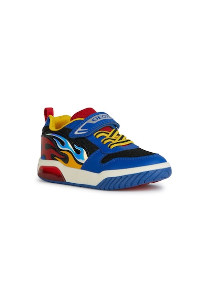 Geox Спортни обувки Inek с цветен блок и LED светлини Момчета