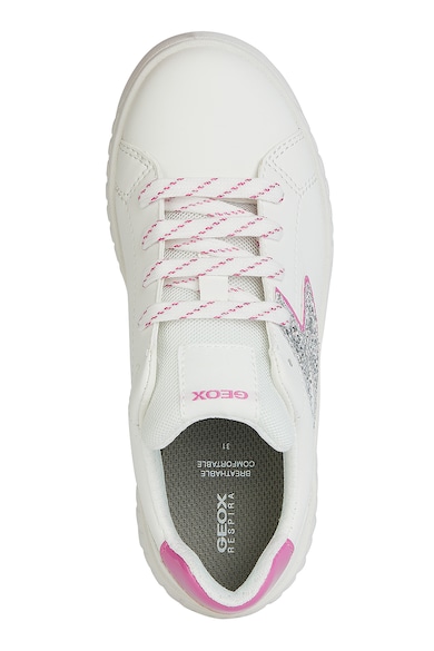 Geox Спортни обувки от еко кожа и текстил Момичета