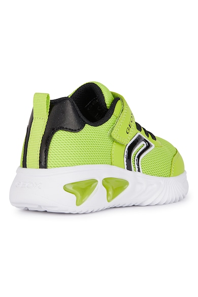 Geox Pantofi sport din material textil si piele ecologica Fete