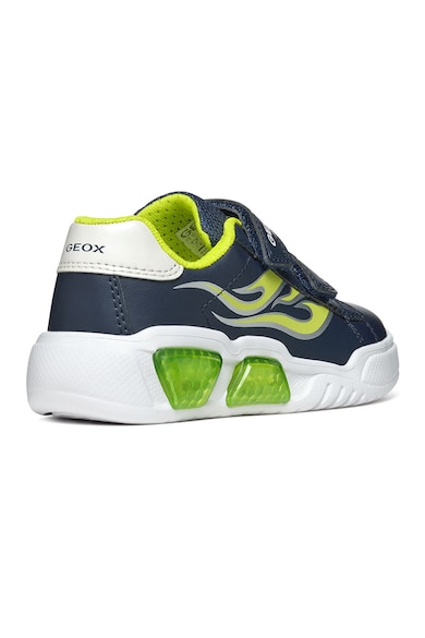 Geox Спортни обувки с еко кожа, текстил и велкро Момчета