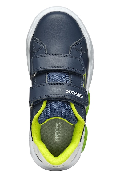 Geox Спортни обувки с еко кожа, текстил и велкро Момчета