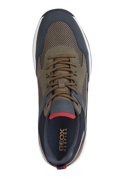 Geox Спортни обувки от еко кожа с мрежести зони Мъже