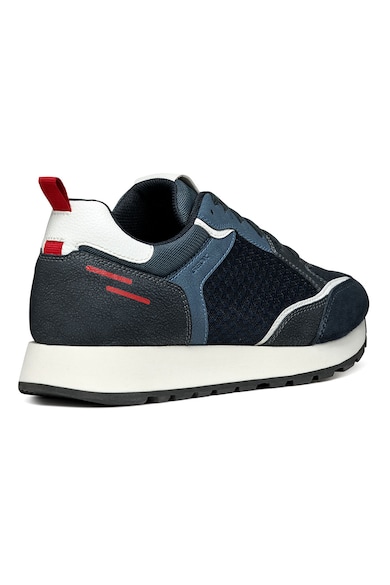 Geox Pantofi sport cu garnituri de piele intoarsa Barbati