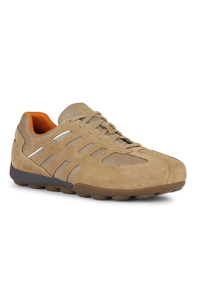Geox Спортни обувки от велур и мрежеста материя Мъже