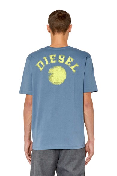 Diesel Тениска T-Just с овално деколте и лого Мъже
