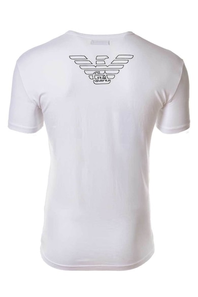 Emporio Armani Тениска Round с принт на гърба Мъже