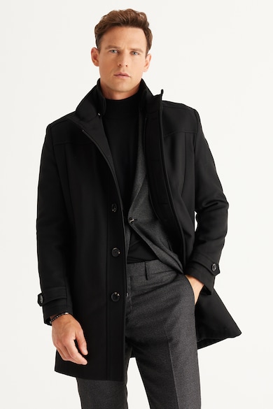 AC&Co Късо палто с ниска яка Мъже