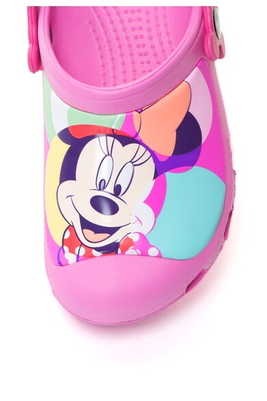 Crocs Saboti roz slingback cu Minnie Mouse Fete