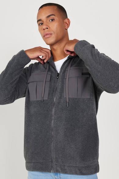 AC&Co Kapucnis pulóver mellzsebekkel férfi