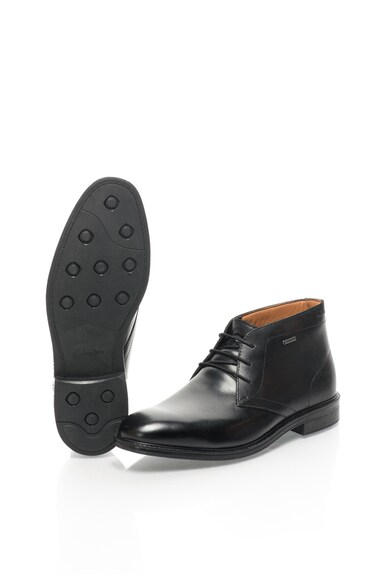 Clarks Ghete negre din piele Chilver Hi Barbati