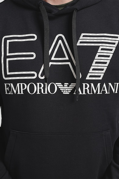 EA7 Hanorac din bumbac cu imprimeu logo Barbati