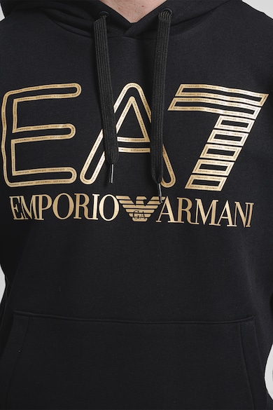 EA7 Hanorac din bumbac cu imprimeu logo Barbati