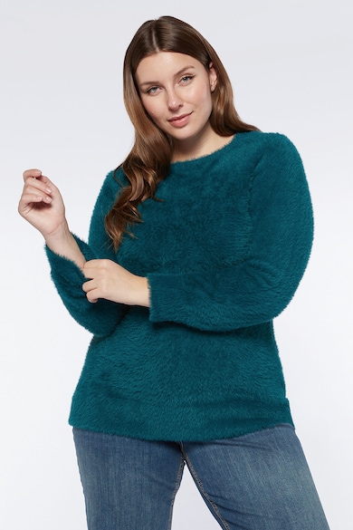 Fiorella Rubino Пухкав пуловер с овално деколте Жени