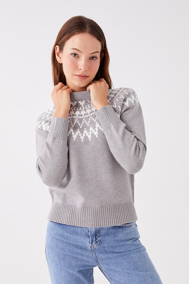 LC WAIKIKI Десениран пуловер с ръкави реглан Жени