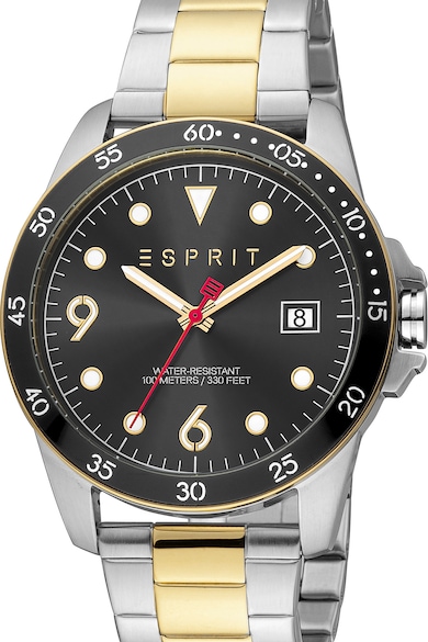 Esprit Часовник от неръждаема стомана с двуцветен дизайн Мъже