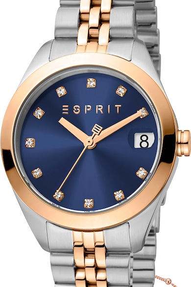 Esprit Часовник от неръждаема стомана с гривна Жени