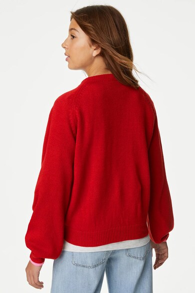 Marks & Spencer Пуловер с коледни шарки Момичета