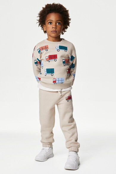 Marks & Spencer Спортен панталон с памук и принт Момчета