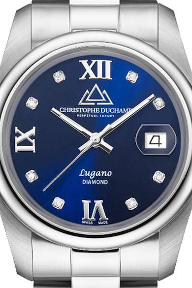 Christophe Duchamp Аналогов часовник с диаманти Жени