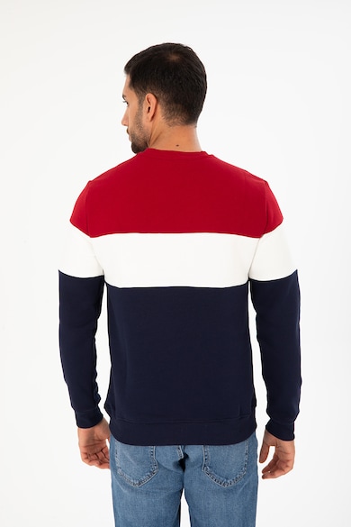 Red, White and Blue Burano csíkos pulóver férfi